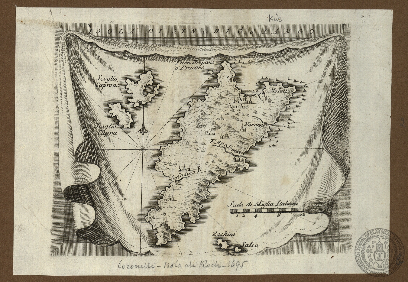 Isola di Stnchio [sic], ò Lango